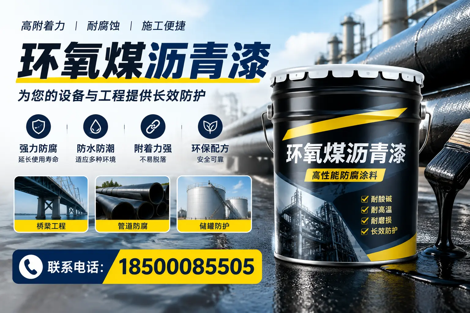 环氧煤沥青漆与其他涂料的对比分析,助力葫芦岛企业决策